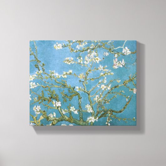 Van Gogh Blossoming Almond Tree Fine Art Canvas Afdruk (Voorkant)