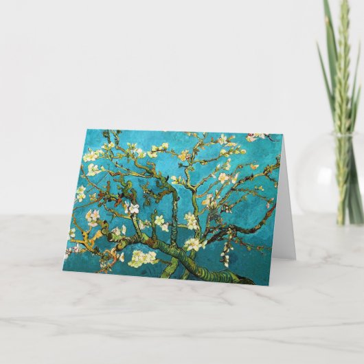 Van Gogh Blossoming Almond Tree Fine Art Kaart (Voorkant)