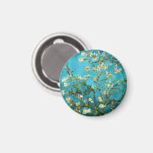 Van Gogh Blossoming Almond Tree Fine Art Magneet (Voorkant / Achterkant)