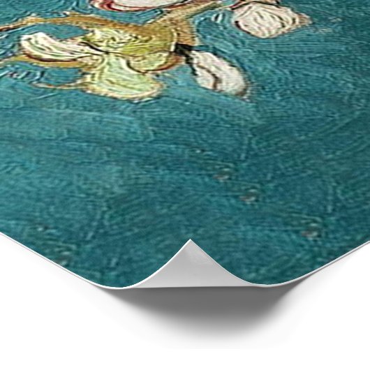 Van Gogh Blossoming Almond Tree  Fine Art Poster (Hoek)