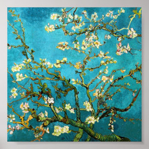 Van Gogh Blossoming Almond Tree Fine Art Poster