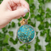 Van Gogh Blossoming Almond Tree Fine Art Sleutelhanger (Hand)