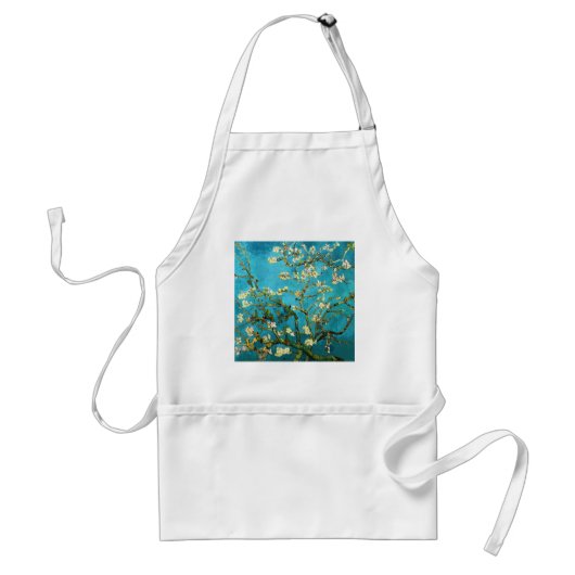Van Gogh Blossoming Almond Tree Fine Art Standaard Schort (Voorkant)
