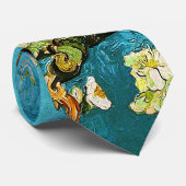 Van Gogh Blossoming Almond Tree Fine Art Stropdas (Opgerold)