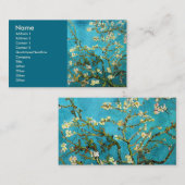 Van Gogh Blossoming Almond Tree Fine Art Visitekaartje (Voorkant / Achterkant)