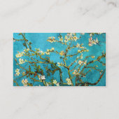 Van Gogh Blossoming Almond Tree Fine Art Visitekaartje (Achterkant)
