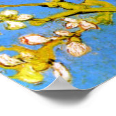 Van Gogh: Blossoming-amandelboomafdelingen Poster (Hoek)