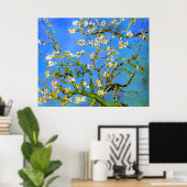Van Gogh: Blossoming-amandelboomafdelingen Poster (Thuiskantoor)