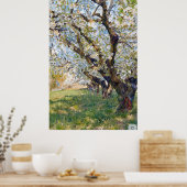 Van Gogh Blossoming Apricot Trees Poster (Keuken)