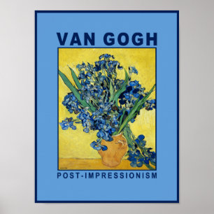 Van Gogh Blue Iriseum Poster