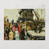 Van Gogh - Blute-Fin Mill Briefkaart (Achterkant)