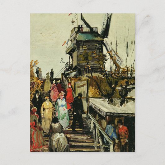 Van Gogh - Blute-Fin Mill Briefkaart (Voorkant)
