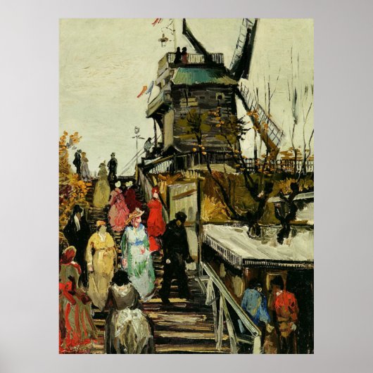 Van Gogh - Blute-Fin Mill Poster (Voorkant)