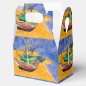 Van Gogh Boats Impressionisme Beach Bedankdoosjes (Geopend)