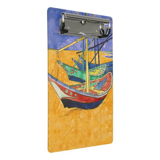 Van Gogh Boats Impressionisme Beach Mini Klembord (Schuin)