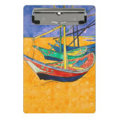 Van Gogh Boats Impressionisme Beach Mini Klembord (Voorkant)