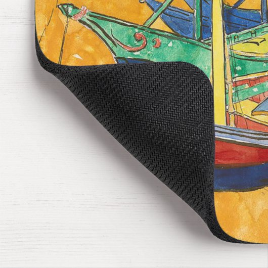 Van Gogh Boats Impressionisme Beach Muismat (Hoek)