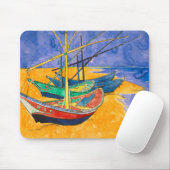 Van Gogh Boats Impressionisme Beach Muismat (Met muis)