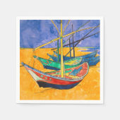 Van Gogh Boats Impressionisme Beach Servetten (Voorkant)