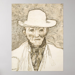 Van Gogh - Boer uit de Camargue Poster