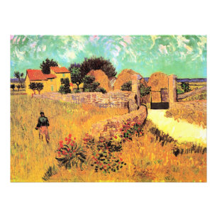 Van Gogh - Boerderij in Provence, Foto Afdruk