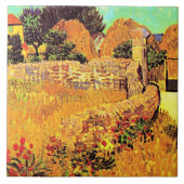 Van Gogh - Boerderij in Provence Tegeltje (Voorkant)