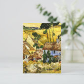 Van Gogh - Boerderijen bij Auvers Briefkaart (Staand voorkant)