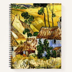 Van Gogh - Boerderijen bij Auvers Notitieboek