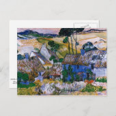 Van Gogh - Boerderijen nabij Auvers Briefkaart (Voorkant / Achterkant)