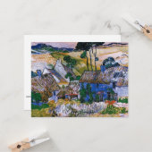 Van Gogh - Boerderijen nabij Auvers Kaart (Voorkant / Achterkant in situ)