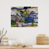 Van Gogh - Boerderijen nabij Auvers Poster (Keuken)