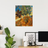 VAN GOGH - Bomen in de asieltuin Poster (Thuiskantoor)