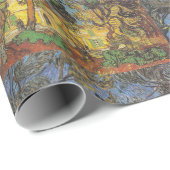 Van Gogh bomen in de tuin, klassiek impressionist Cadeaupapier (Rol Hoek)