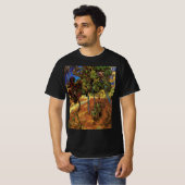 Van Gogh Bomen in de tuin, Saint Paul Ziekenhuis T-shirt (Voorkant volledig)