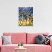 Van Gogh - Bomen in de tuin van het St Paul Hospit Canvas Afdruk (Insitu (Woonkamer))