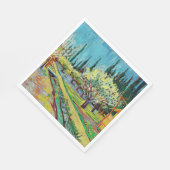 Van Gogh - Boomgaard omzoomd door cipressen Servet (Hoek)