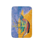 Van Gogh-boten Impressionisme Strand Badmat (Voorkant Verticaal)