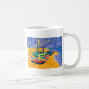 Van Gogh Boten Impressionisme Strand Koffiemok