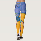 Van Gogh Boten Impressionisme Strand Leggings (Achterkant)