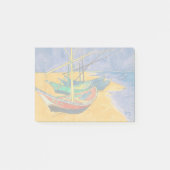 Van Gogh-boten Impressionisme Strand Post-it® Notes (Voorkant)