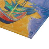 Van Gogh-boten Impressionisme Strand Snijplank (Hoek)