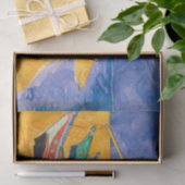 Van Gogh-boten Impressionisme Strand Tissuepapier (Geschenk)