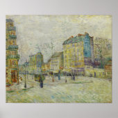 Van Gogh - Boulevard de Clichy Poster (Voorkant)