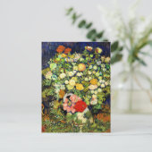 Van Gogh - Bouquet van Bloemen in een Vase Briefkaart (Staand voorkant)