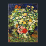 Van Gogh - Bouquet van Bloemen in een Vase Briefkaart<br><div class="desc">Bouquet van Flowers in een Vase,  beroemd bloemschilderij van Vincent van Gogh</div>