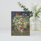 Van Gogh  Bouquet van Bloemen in een Vase Briefkaart (Staand voorkant)