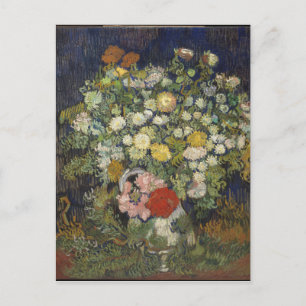 Van Gogh  Bouquet van Bloemen in een Vase Briefkaart