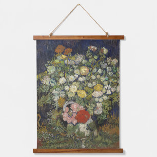 Van Gogh  Bouquet van Bloemen in een Vase Hangend Wandkleed