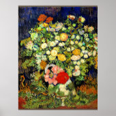 Van Gogh - Bouquet van Bloemen in een Vase Poster (Voorkant)