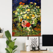 Van Gogh - Bouquet van Bloemen in een Vase Poster (Thuiskantoor)